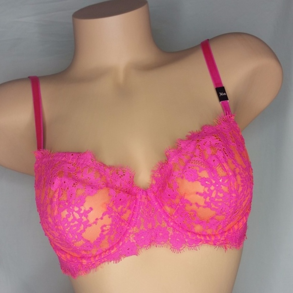 NWT- VS VERY SEXY UNLINED LACE BRA - Picture 5 of 6